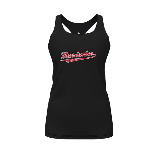 [FT0TRBBK-FYS-LOGO2] Decker Racerback Tank Top (Female Youth S, Black, Logo 2)
