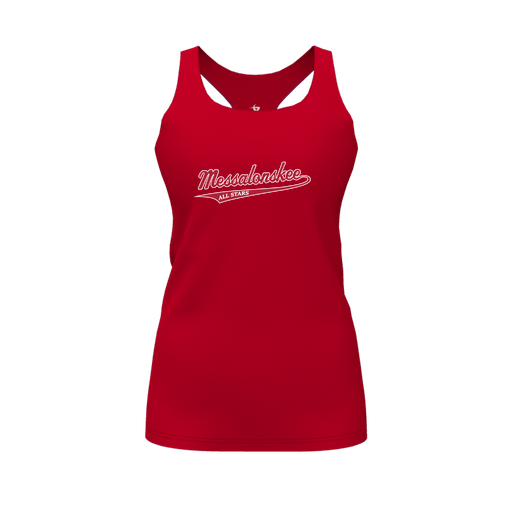 [FT0TRBRD-FYS-LOGO2] Decker Racerback Tank Top (Female Youth S, Red, Logo 2)