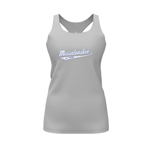 [FT0TRBGY-FYS-LOGO1] Decker Racerback Tank Top (Female Youth S, Gray, Logo 1)