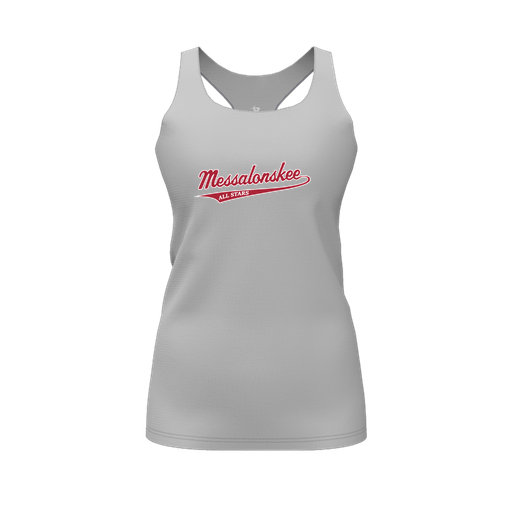 [FT0TRBGY-FYS-LOGO2] Decker Racerback Tank Top (Female Youth S, Gray, Logo 2)