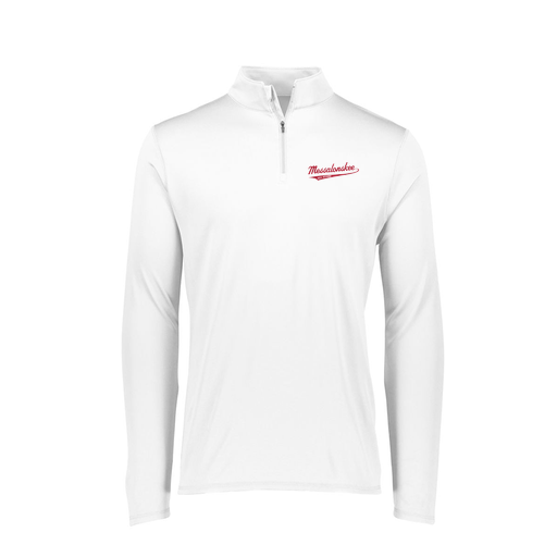 [FTLQFLWH-FAXS-LOGO2] Decker Women's Flex-Lite 1/4 Zip Shirt (Female Adult XS, White, Logo 2)