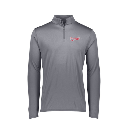 [FTLQFLGY-FAXS-LOGO2] Decker Women's Flex-Lite 1/4 Zip Shirt (Female Adult XS, Gray, Logo 2)