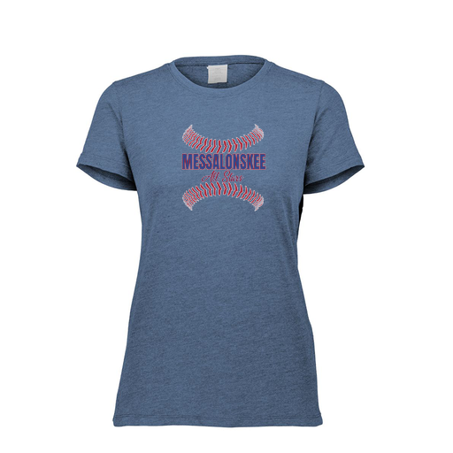 [FTSCUBNV-FAXS-LOGO3] Decker Women's Tri-Blend T-Shirt - Short Sleeve (Female Adult XS, Navy, Logo 3)