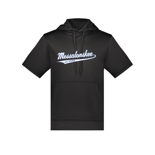 [6871.080.S-LOGO1] Men's Dri Fit Short Sleeve Hoodie (Adult S, Black, Logo 1)