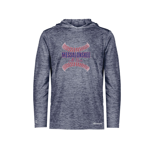 [FOLHCGNV-AS-LOGO3] Decker Men's Charge Hoodie (Adult S, Navy, Logo 3)