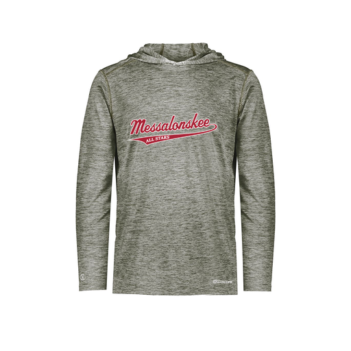 [FOLHCGGY-AS-LOGO2] Decker Men's Charge Hoodie (Adult S, Gray, Logo 2)