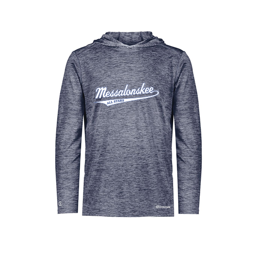 [FOLHCGNV-YS-LOGO1] Decker Youth Charge Hoodie (Youth S, Navy, Logo 1)