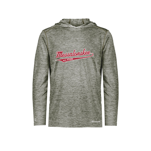 [FOLHCGGY-YS-LOGO2] Decker Youth Charge Hoodie (Youth S, Gray, Logo 2)