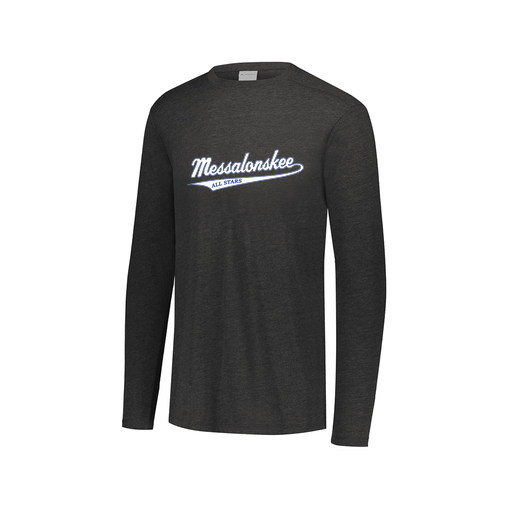 [FTLCUBBK-AXS-LOGO1] Decker Men's Tri-Blend T-Shirt - Long Sleeve (Adult XS, Black, Logo 1)