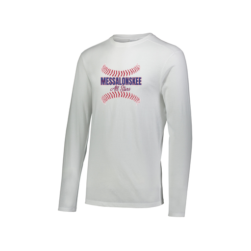[3075.005.XS-LOGO3] Men's LS Ultra-blend T-Shirt (Adult XS, White, Logo 3)